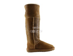 Classic Tall Metallic Skillful Wrestling Chestnut