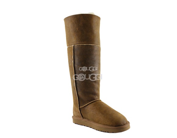 Женские высокие угги Classic Tall Metallic Skillful Wrestling Chestnut