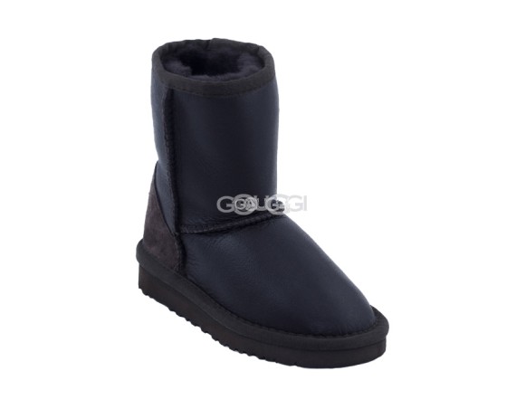 Женские короткие угги Kids Classic Short Metallic Chocolate