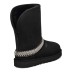 Женские короткие угги Classic Short Crescent - Black