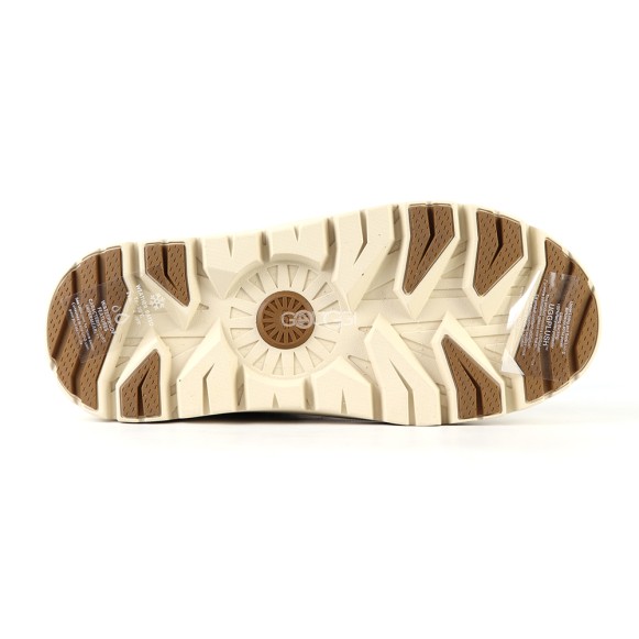 Женские мини угги с галошами Ugg Classic Mini Weather Hybrid Whitecap (Угг Классик мини хабрид белые)