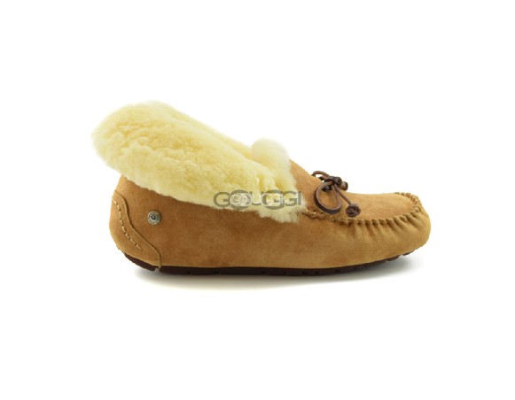 Женские мокасины Alena Chestnut