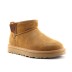 Мужские ультра мини угги Men`s Classic Ultra Mini Zip Chestnut