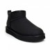 Женские ультра мини угги Classic Ultra Mini Leather Black 