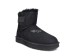 Женские мини угги Mini Bailey Logo Strap Suede Black 