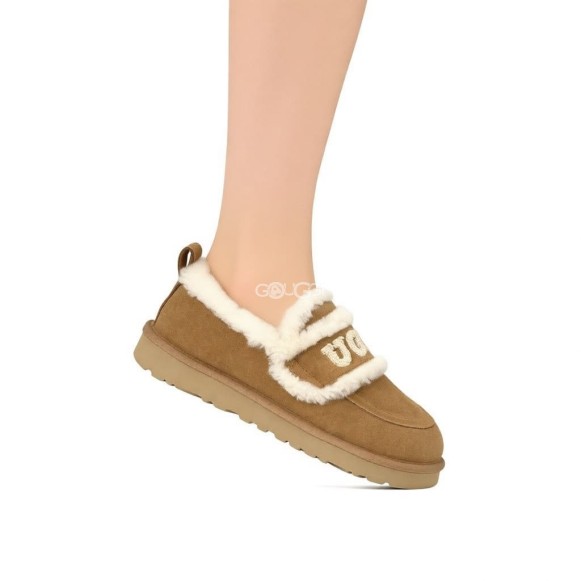 Женские слипоны Ugg Classic Fat Ding Slip On Chestnut
