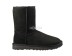 Женские короткие угги с пуговицей Classic Short Black II