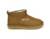 Женские кожаные ультра мини угги Ultra mini Leather Chestnut
