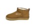 Женские кожаные ультра мини угги Ultra mini Leather Chestnut
