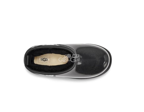 Детские прозрачные мини угги Kids Classic Clear Mini Black