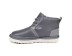 Мужские кожаные ботинки на молнии Neumel ZIP Leather - Grey