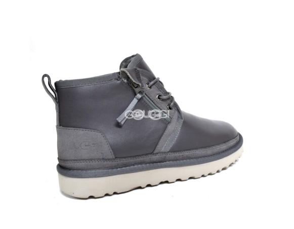 Мужские кожаные ботинки на молнии Neumel ZIP Leather - Grey