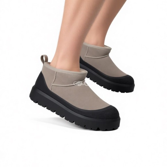Женские ультра мини угги Ugg Ultra Mini Hybrid Smoke