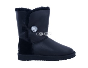 Bailey Button Bling Metallic Black