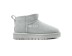 Женские ультра мини угги Ultra mini Grey Violet