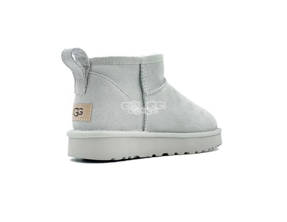 Женские ультра мини угги Ultra mini Grey Violet