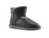 Женские мини угги с пуговицей Bailey Button Mini Metallic Grey