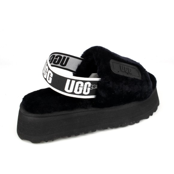 Женские тапочки Disco Slide Seashell Dark Black