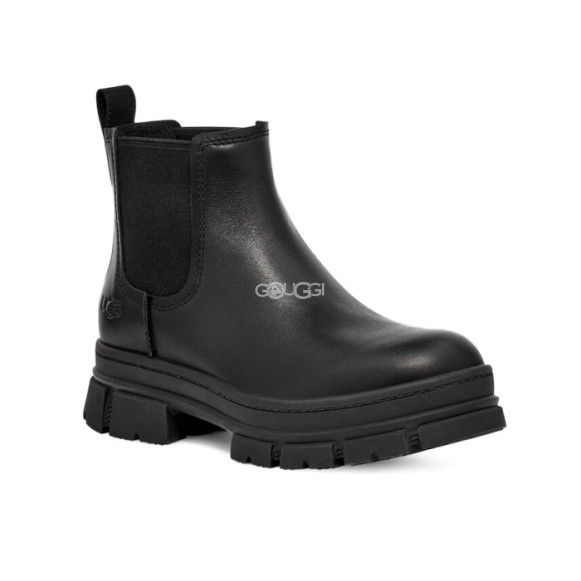 Женские кожаные ботинки Ashton Chelsea Leather - Black