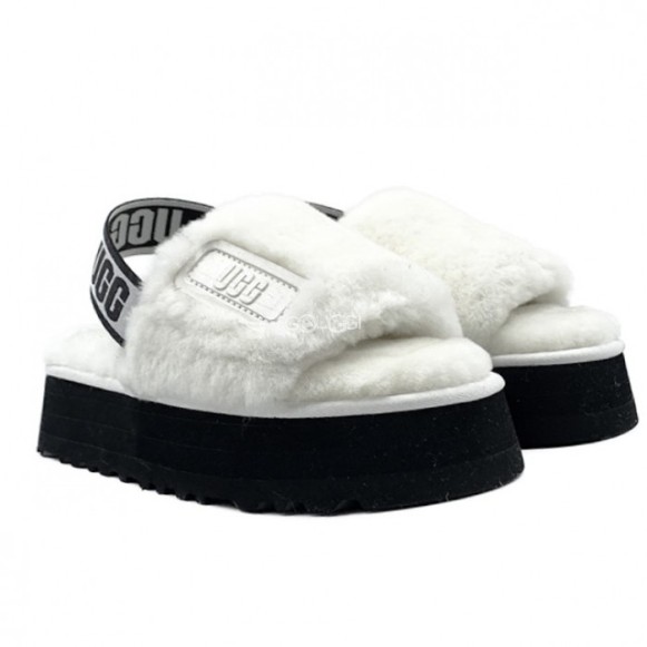 Женские сандалии Disco Slide Seashell White