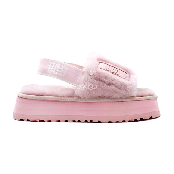 Женские сандалии Disco Slide Seashell Dark Pink Cloud