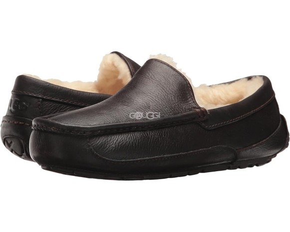 Мужские мокасины UGG Mens Ascot Leather China Tea