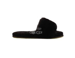 Fluff Slide Slippers Chocolate