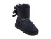 Детские угги с бантиками Kids Bailey Bow Metallic Chocolate