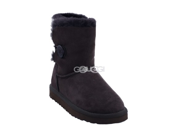 Детские угги с пуговицей Kids Bailey Button Chocolate