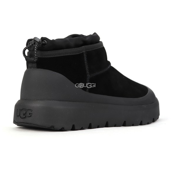 Женские мини угги Cl Ultra Mini Weather Hybrid Black