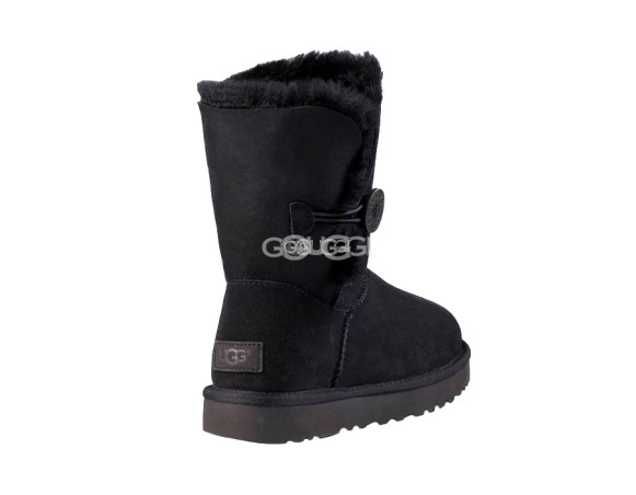 Женские угги с пуговицей Bailey Button Black II