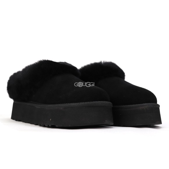 Женские слипоны на платформе Tazzelle Black