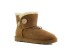 Женские мини угги с пуговицей Mini Bailey Button Chestnut 1