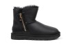 Bailey Zip Mini Metallic Black